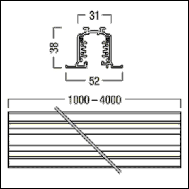 3-Ph.+DALI-Stromschiene TRACK-R AD #42200541