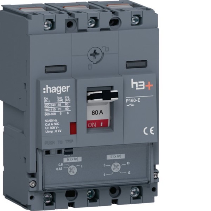 Leistungsschalter h3+ P160 HES080DC