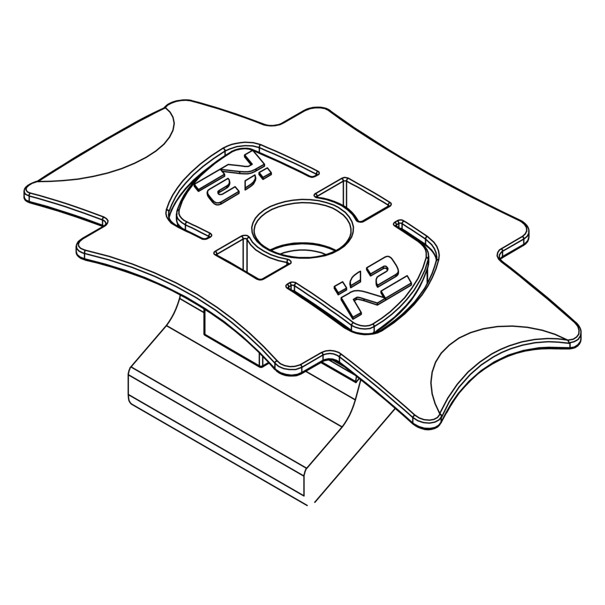 Einlegemutter Aluminium 2000034