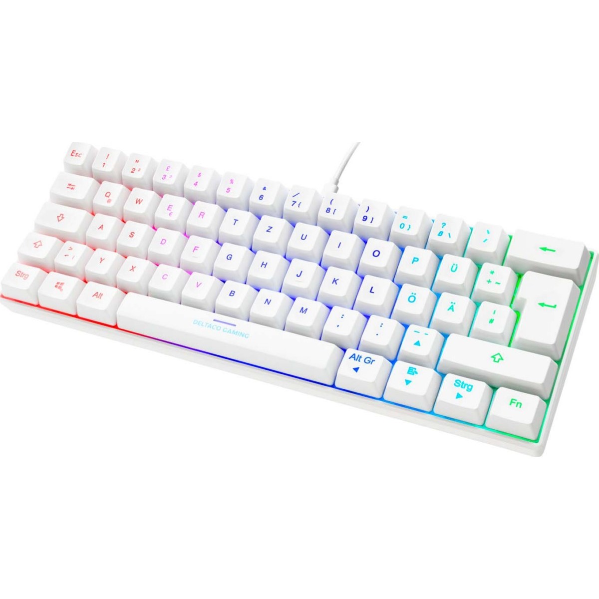 Mini Gaming Tastatur GAM-075-W-DE