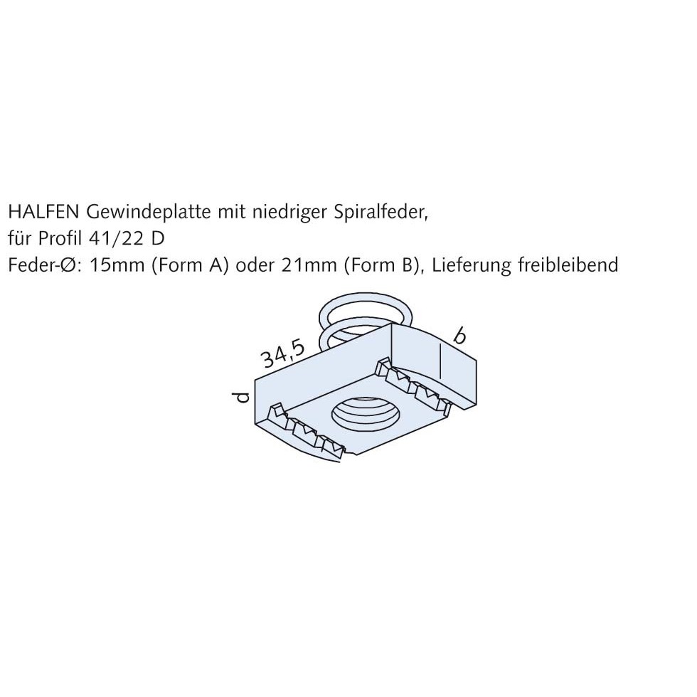 Gewindeplatte 0322.040-00001
