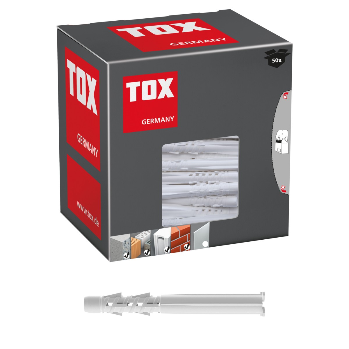 Allzweck-Rahmendübel Tetrafix XL 8/80 KT