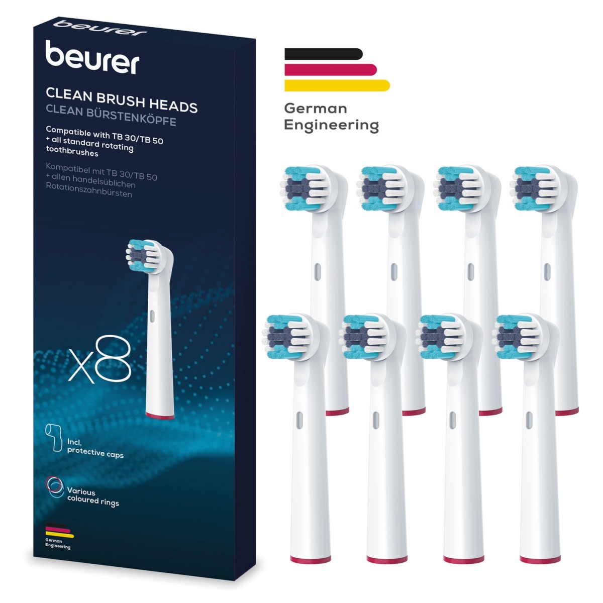 Aufsteckbürste TB 30/50 Clean 8er