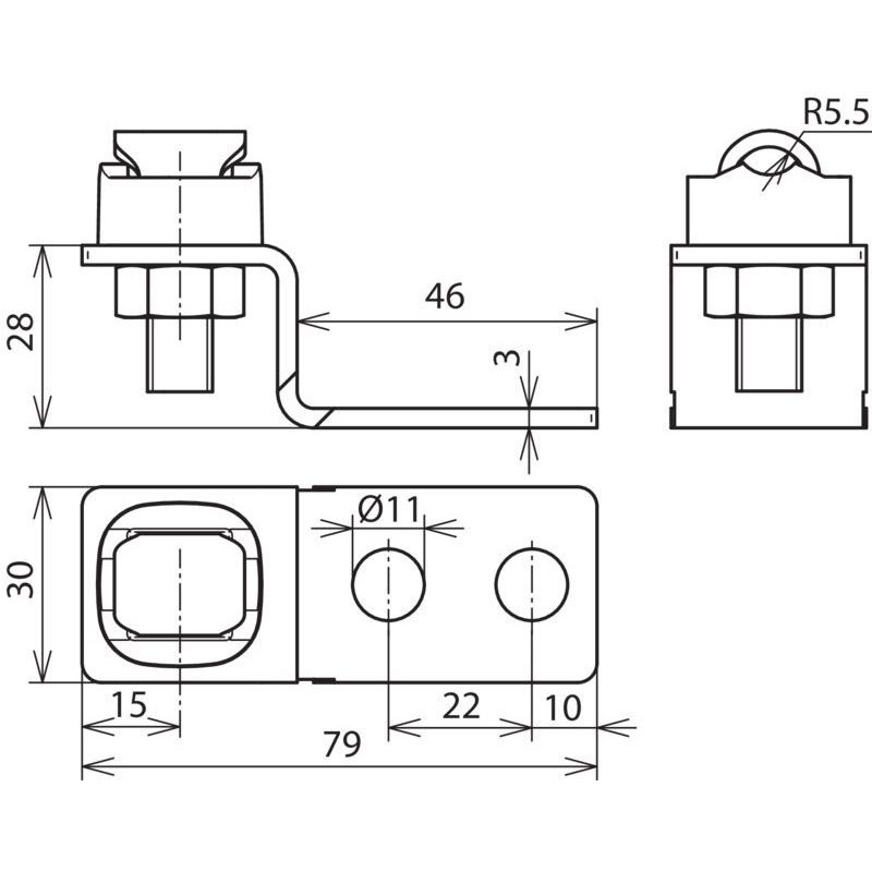 Endstück Z-Form St/tZn ESZF2XB11KSV710STTZN