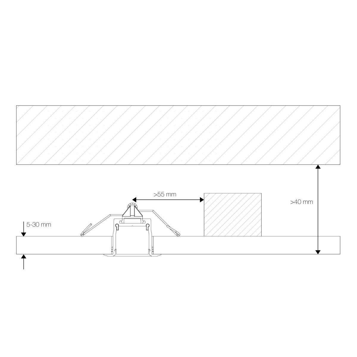Alu-Profil Einbau 2m TRPA4220