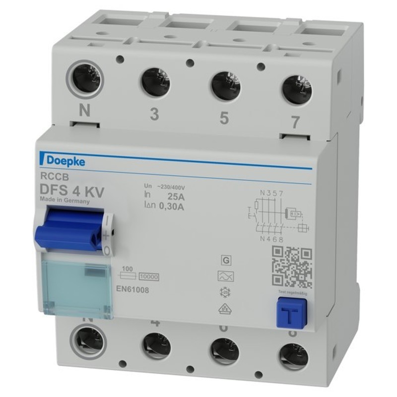 Fehlerstromschutzschalter DFS 4025-4/0,30-A KV