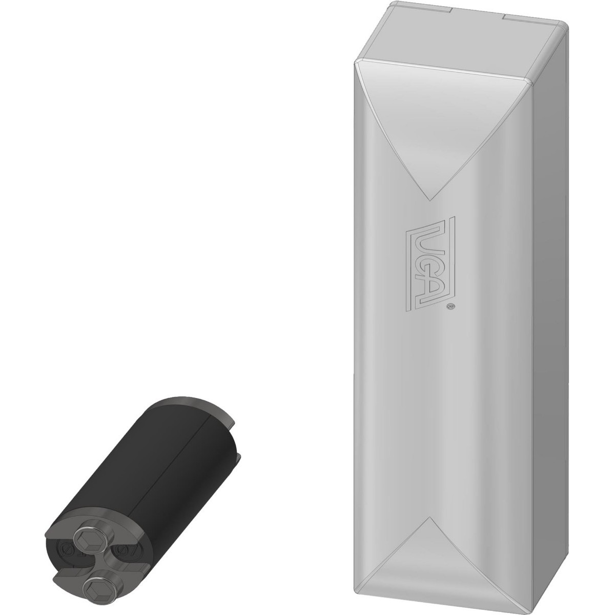 EPDM Gummi-Press-Dichtung GPD-FttH25/G/60/V2A