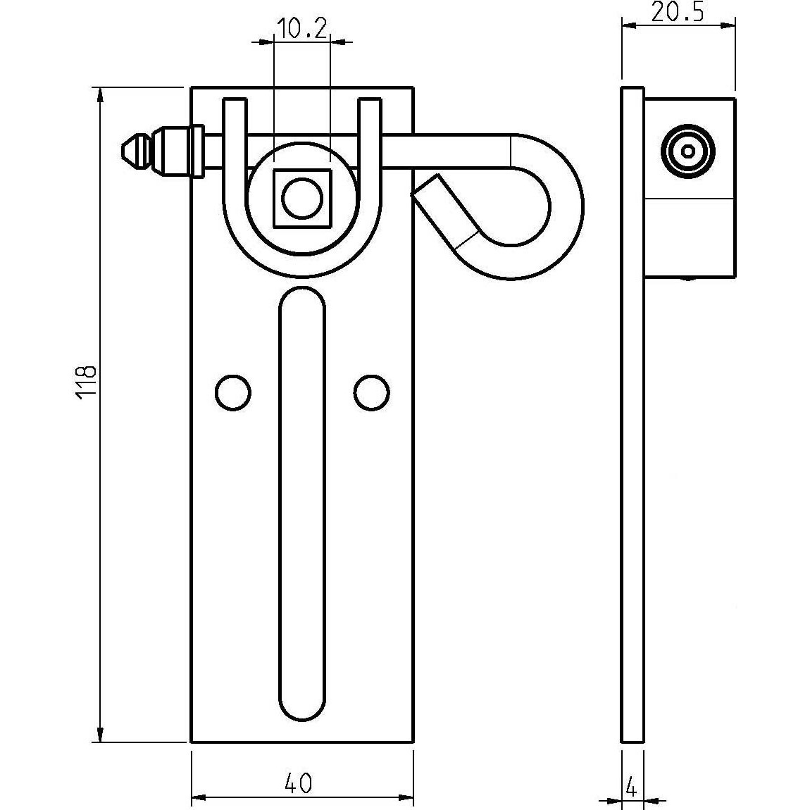 Abrollfertigkastenlager 4010-06