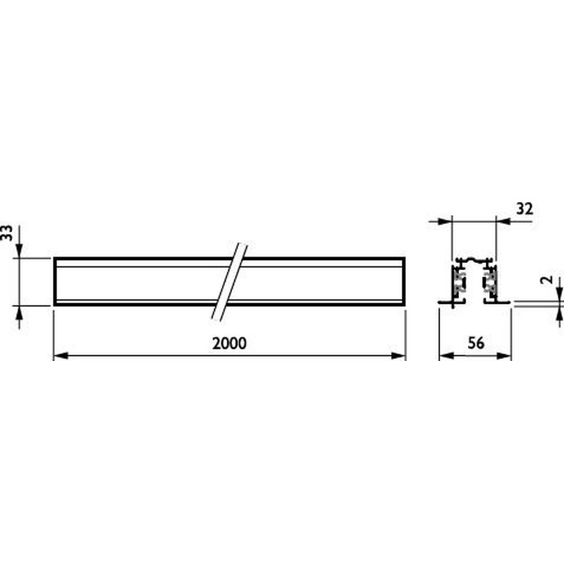 3-Phasen-Stromschiene RBS750 #06547100