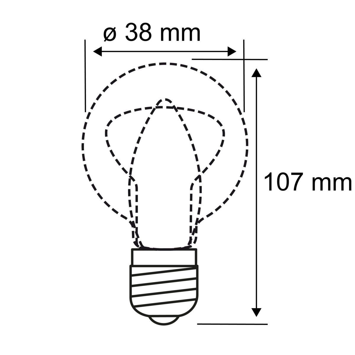 LED-Standardlampe E14 230V 5W 291.46