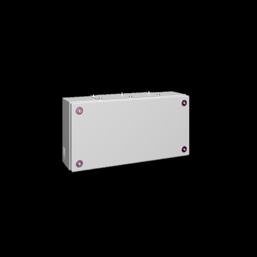 Klemmenkasten KX 1532.000 aus Stahlblech mit Flansch BxHxT 400mm x 200mm x 120mm