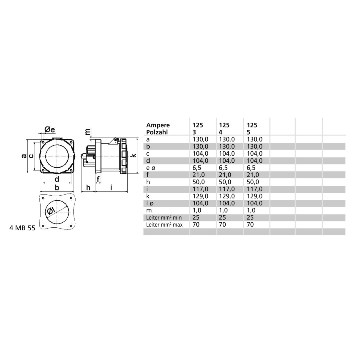 Anbausteckdose GT GLV 13436