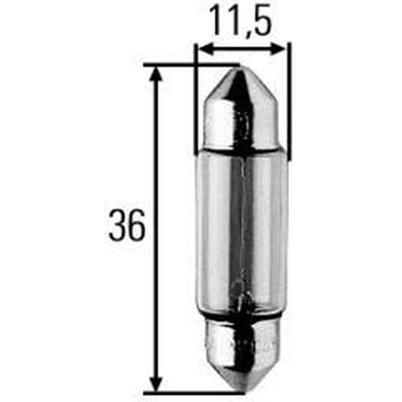 Fahrzeuglampe 24V5W SV8,5
