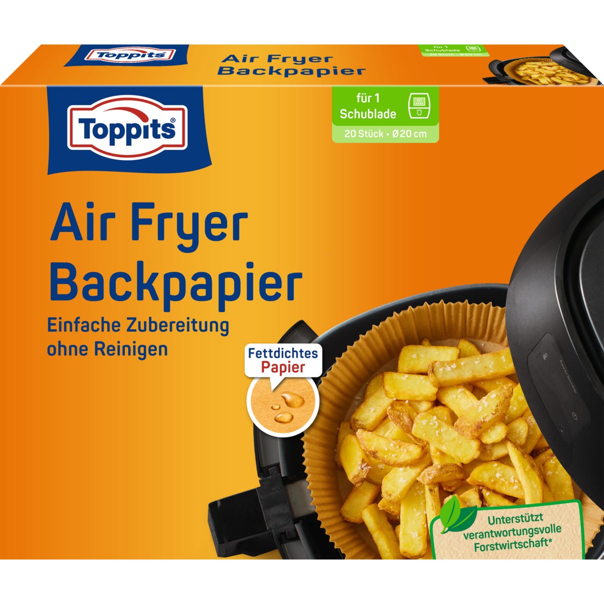 Backpapier für Airfryer 220349 (VE20)
