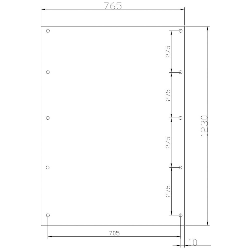 2/3-Montageplatte 2M2-3-1300