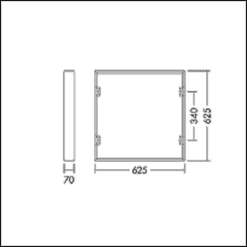 Aufbaurahmen M625 TECO SURFA #96701910