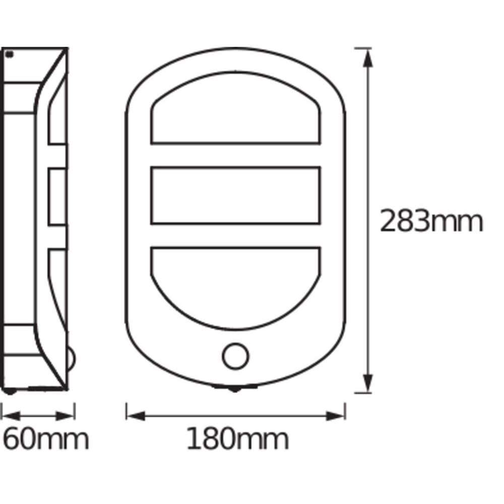 LED-Wandleuchte m. BWM ENDURA#4058075477872
