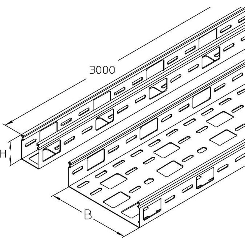 Installationsrinne RI 60-30S