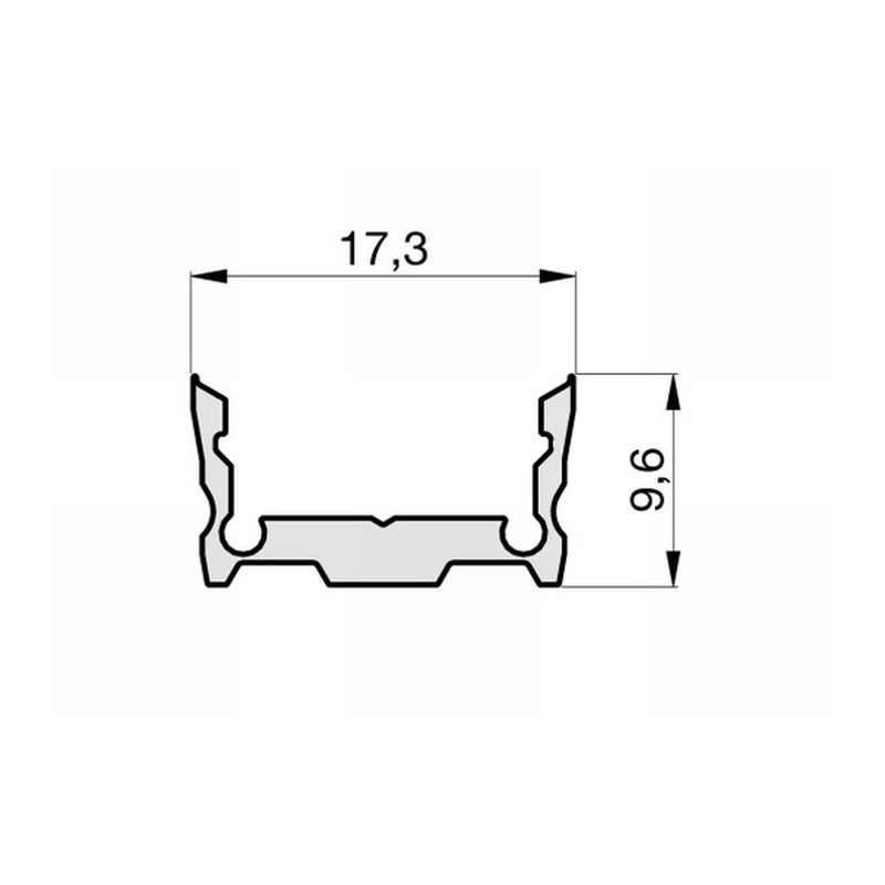 Alu-Profil Aufbau 2m TRPA4213