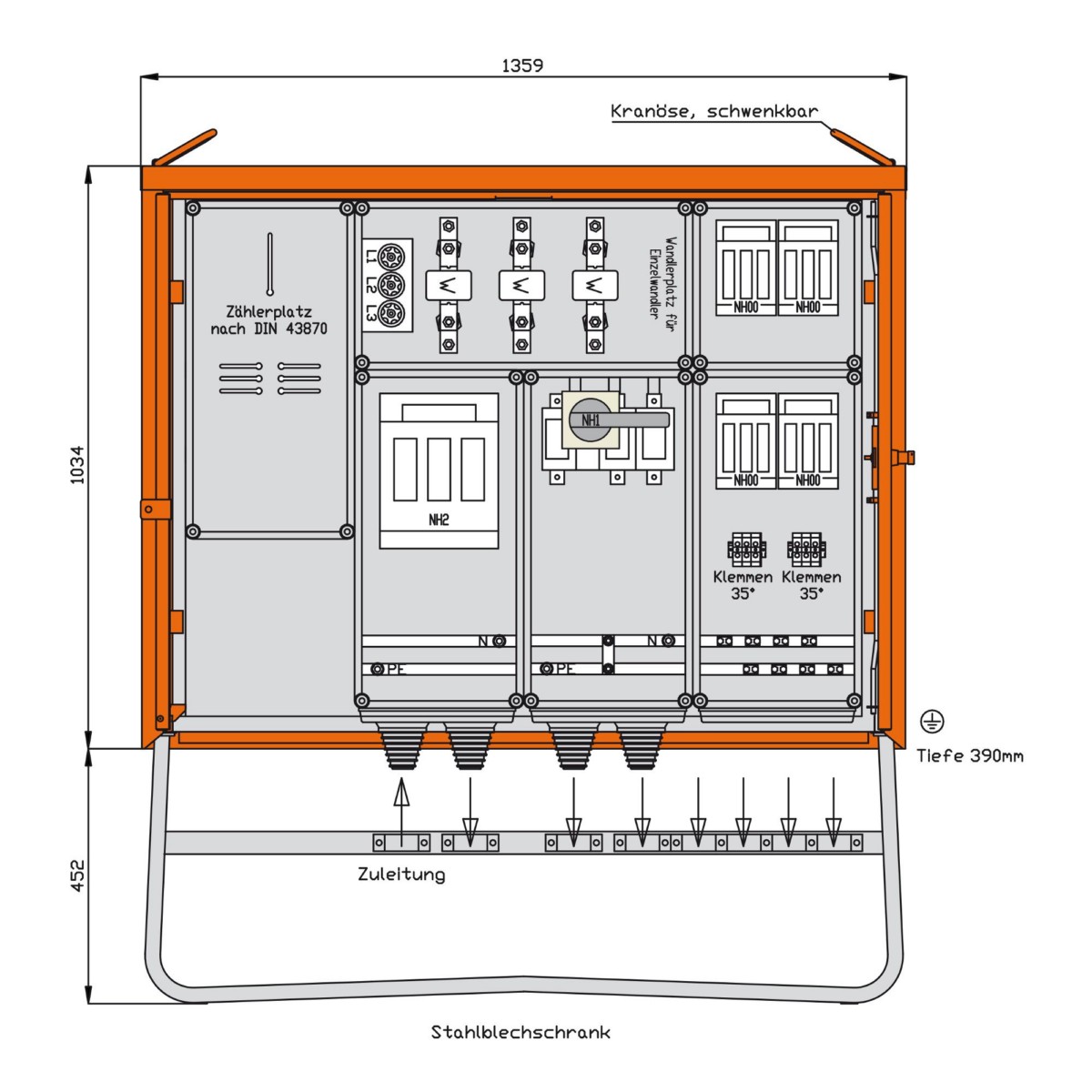 Anschlussschrank WA0040