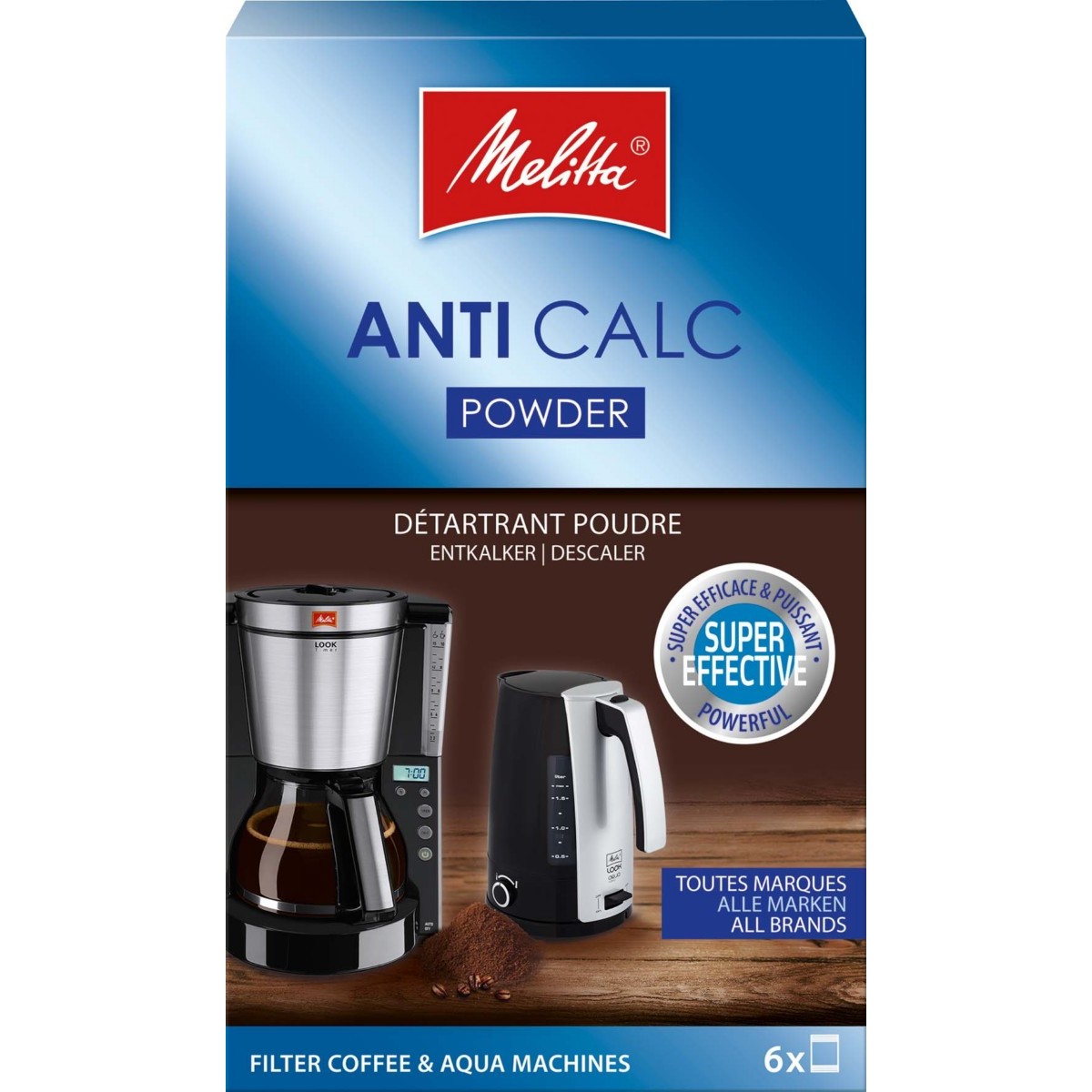 Entkalker Pulver AntiCalcCafeMachines