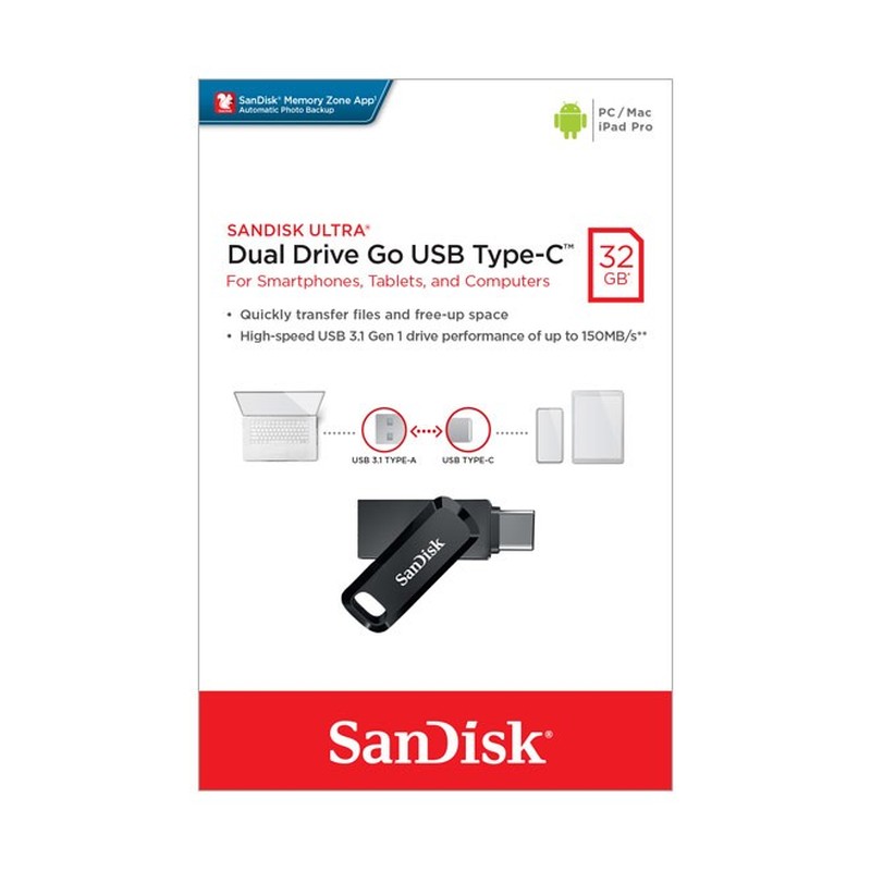 USB 3.1 OTG Stick 32GB SDDDC3-032G-G46