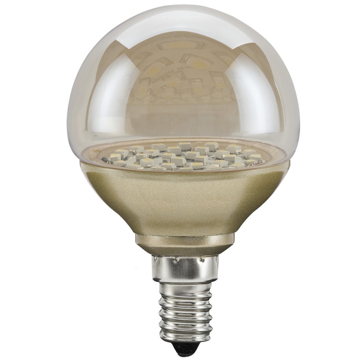 LED-Globelampe E14 60x92mm 230V 2900K gold 39342