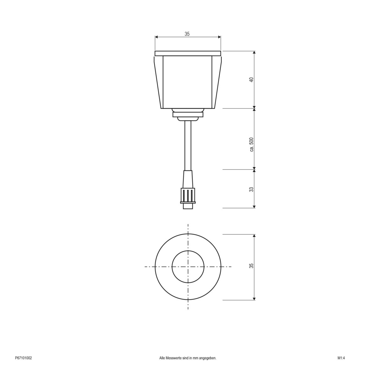 LED-Einbauleuchte P67 101002