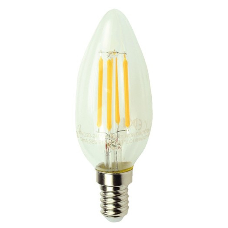 LED-Kerzenlampe Filament E14 220-240V 36791