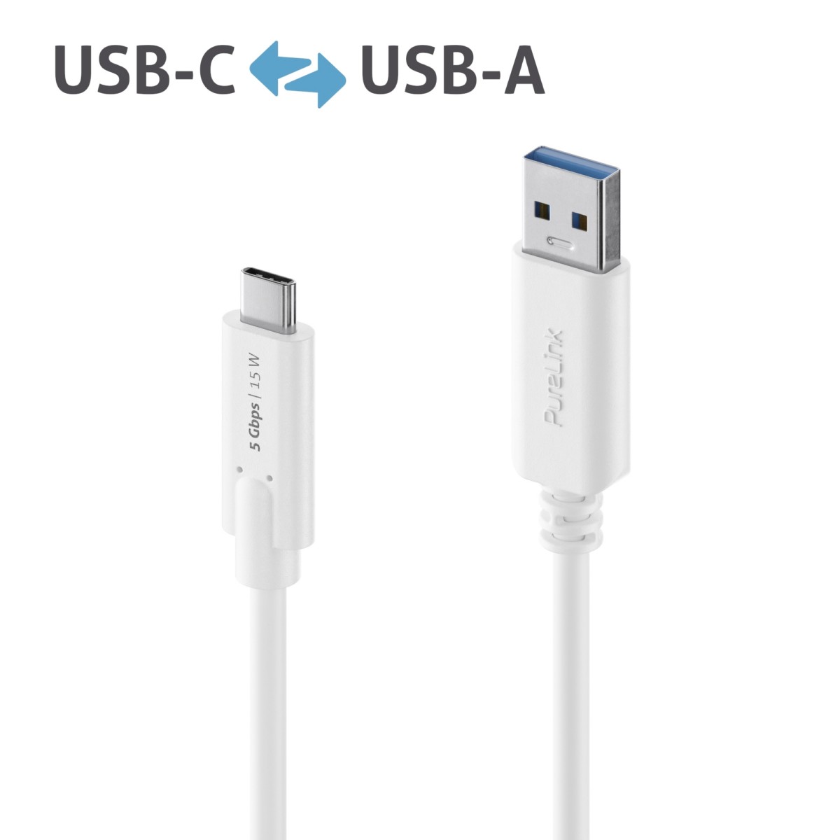 USB-C>A Kabel 1m IS2600-010