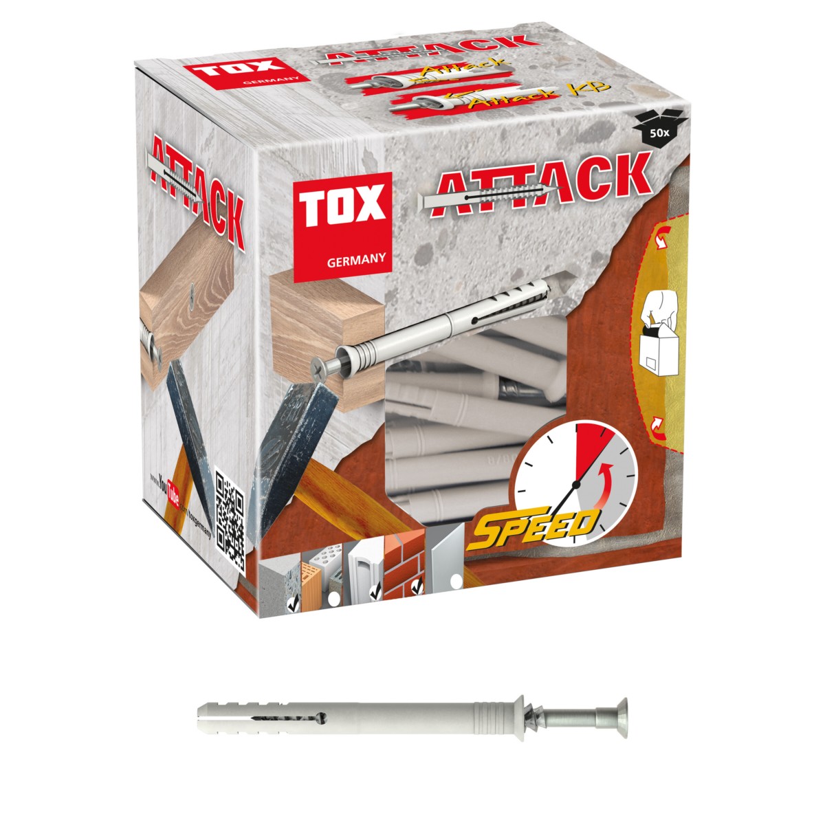 Nageldübel Attack 6/35 KT