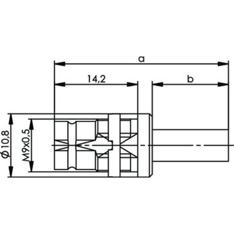 1,6/5,6-KabelEinbaubuchse 100024377