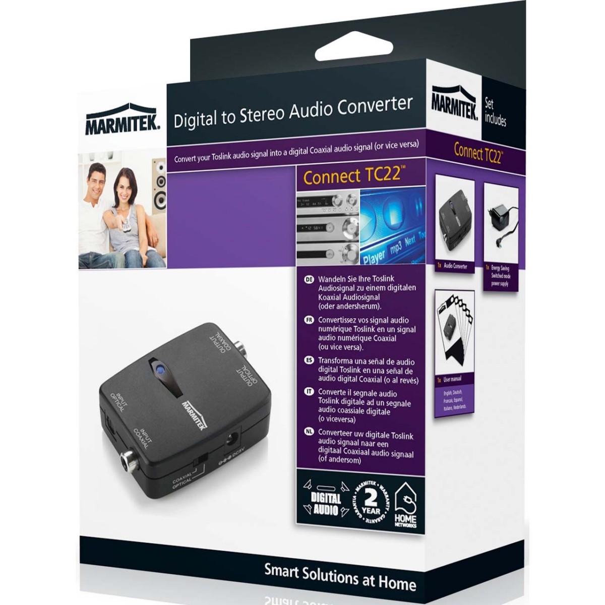Audio-Konverter MARMITEK ConnectTC22
