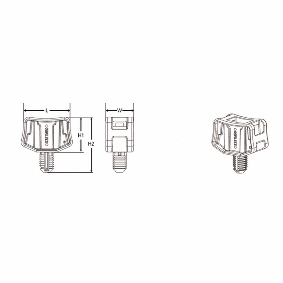 3-Wege-Abstandhalter 151-29500(100)