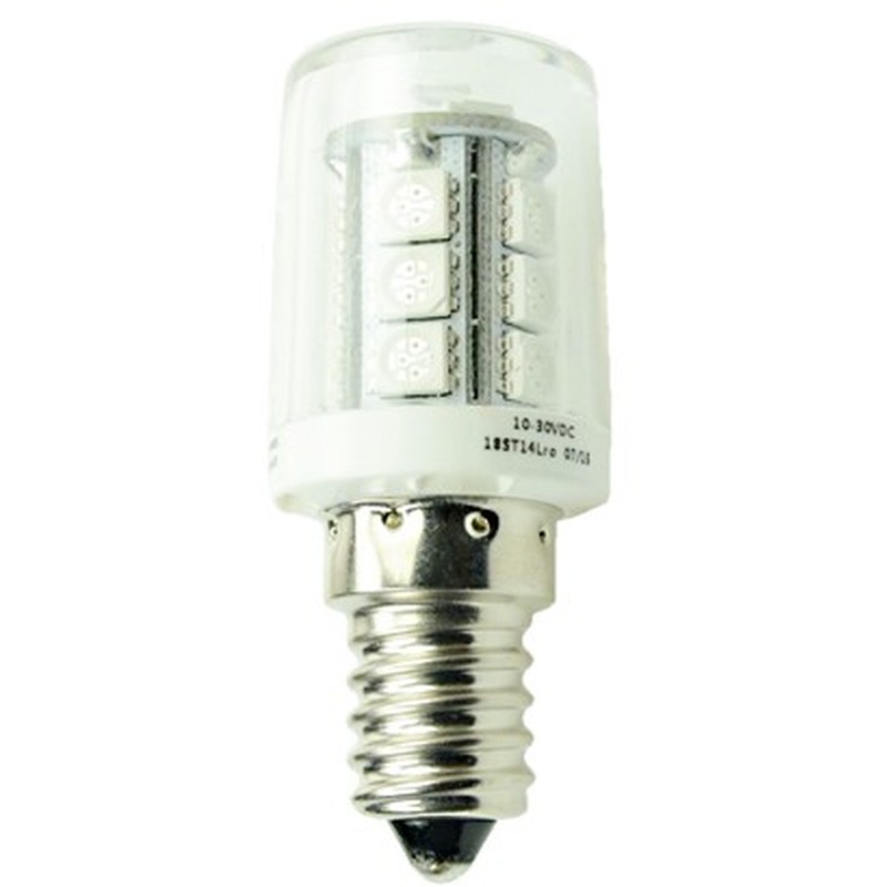 LED-Leuchtmittel E14 10-30VDC grün 30213