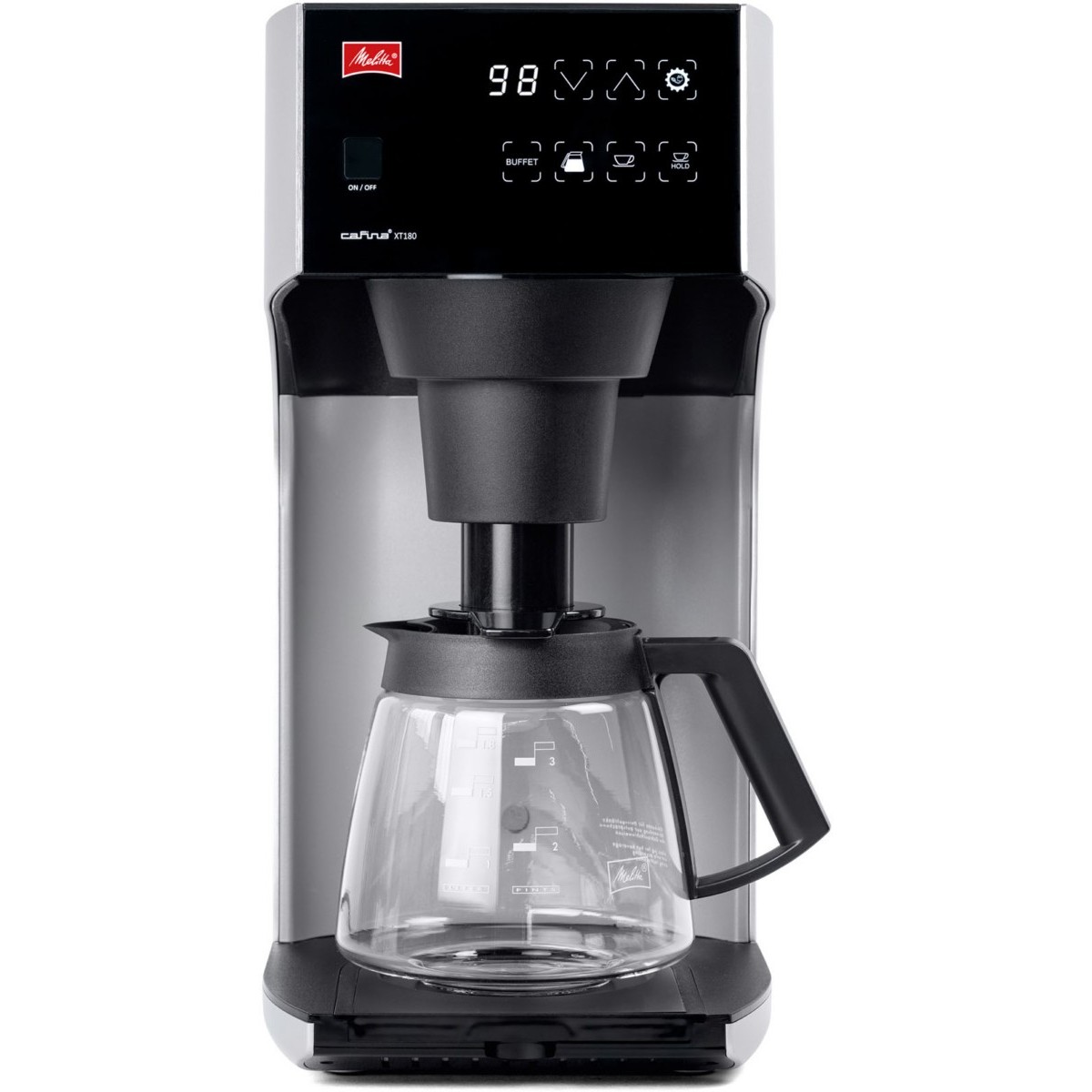 Heißwasserdispenser Glas Cafina XT180-HW6 G