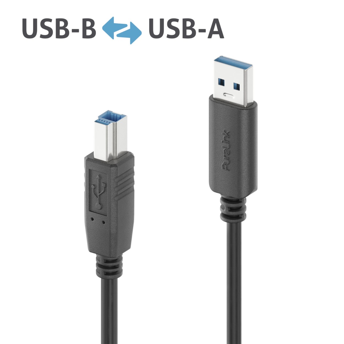 USB-A>B Kabel 1m IS2301-010