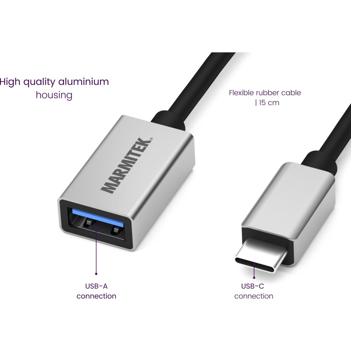 Adapter USB Typ C MARMITEK ConUSB-C/A