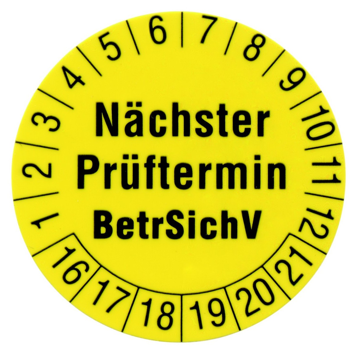 Prüfetiketten FTC00001239D(VE250)