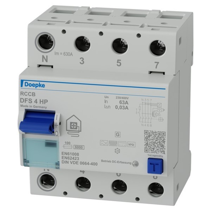 FI-Schutzschalter DFS4 063-4/0,03-HP