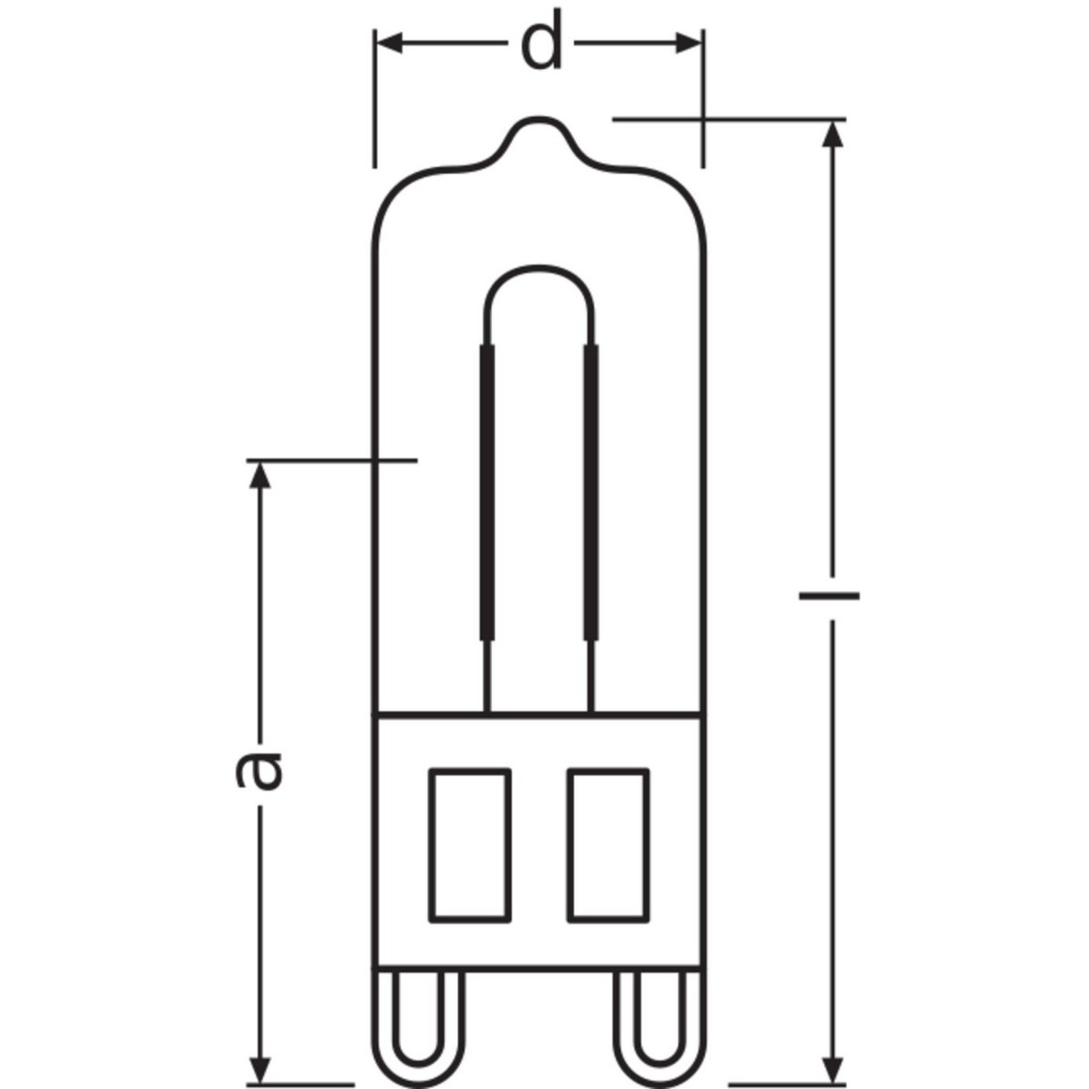Halogenlampe G9 66748PRO 48W 240V G9