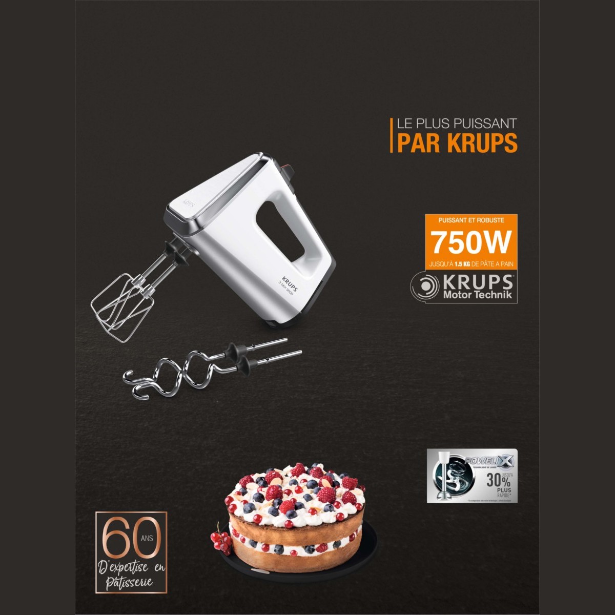 Handmixer m.Mixstab GN9121 ws/si