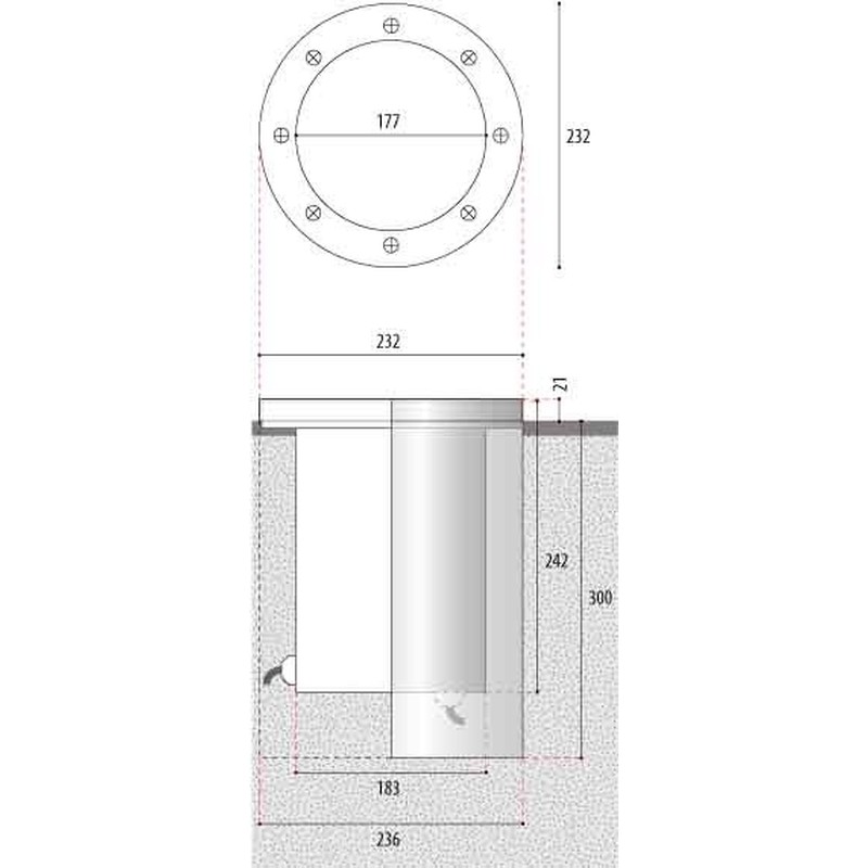 Bodeneinbau-Scheinwerfer 4.0098.00.70