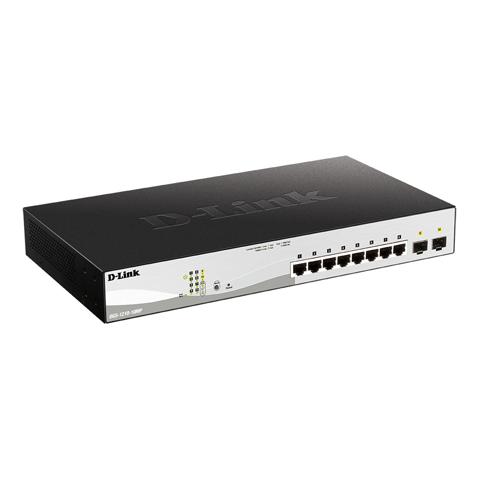 10-Port Gigabit Switch DGS-1210-10MP/E