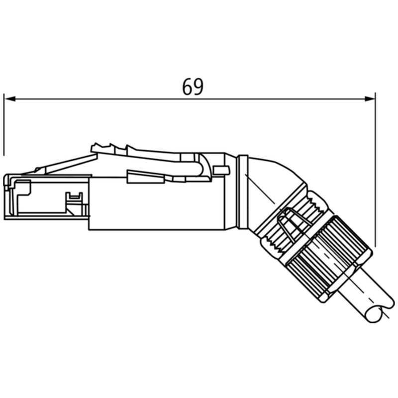 RJ45 Stecker 7000-74031-0000000