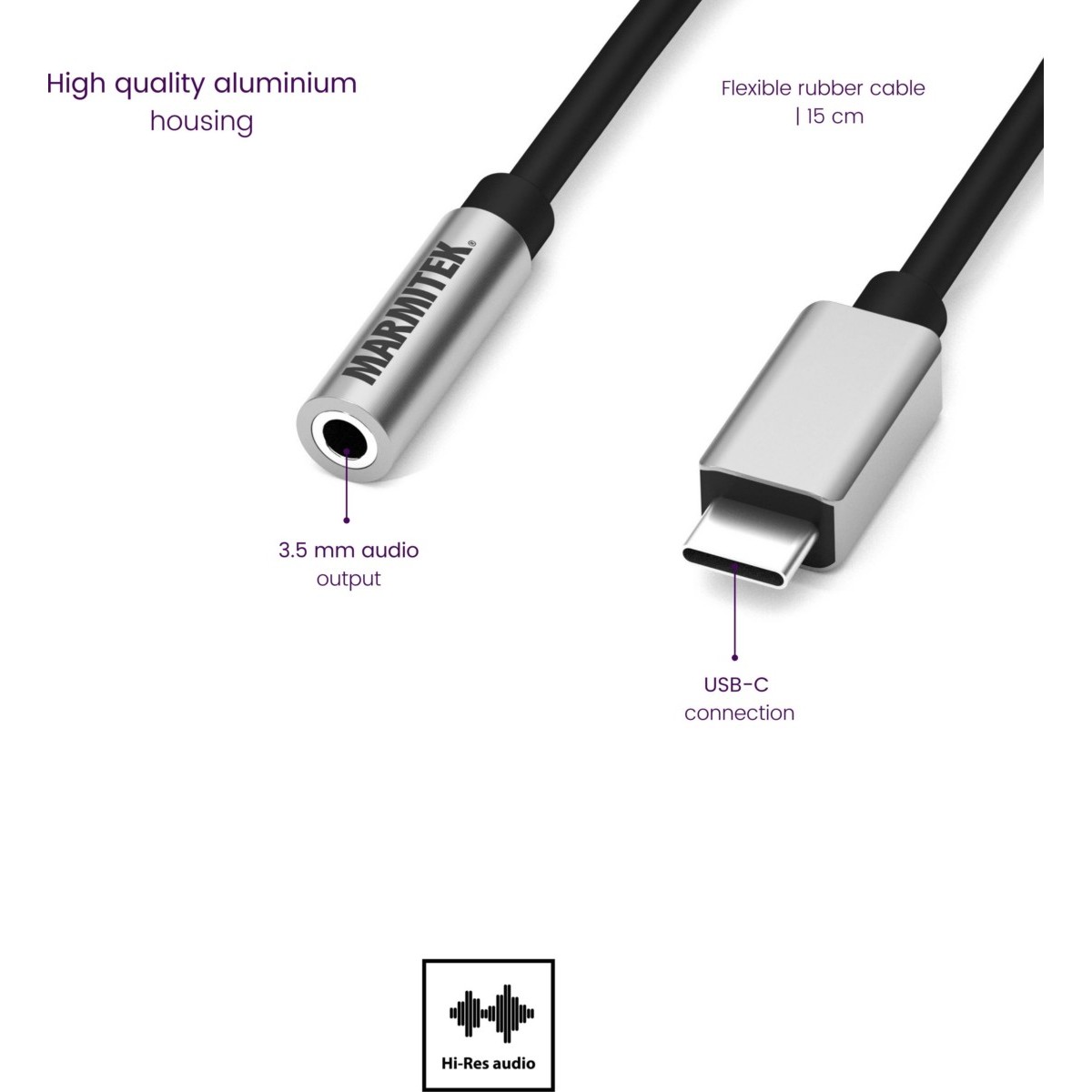 Adapter USB Typ C MARMITEK ConUSB-C/Au