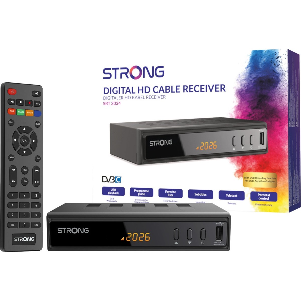 DVB-C HDTV-Receiver SRT3034