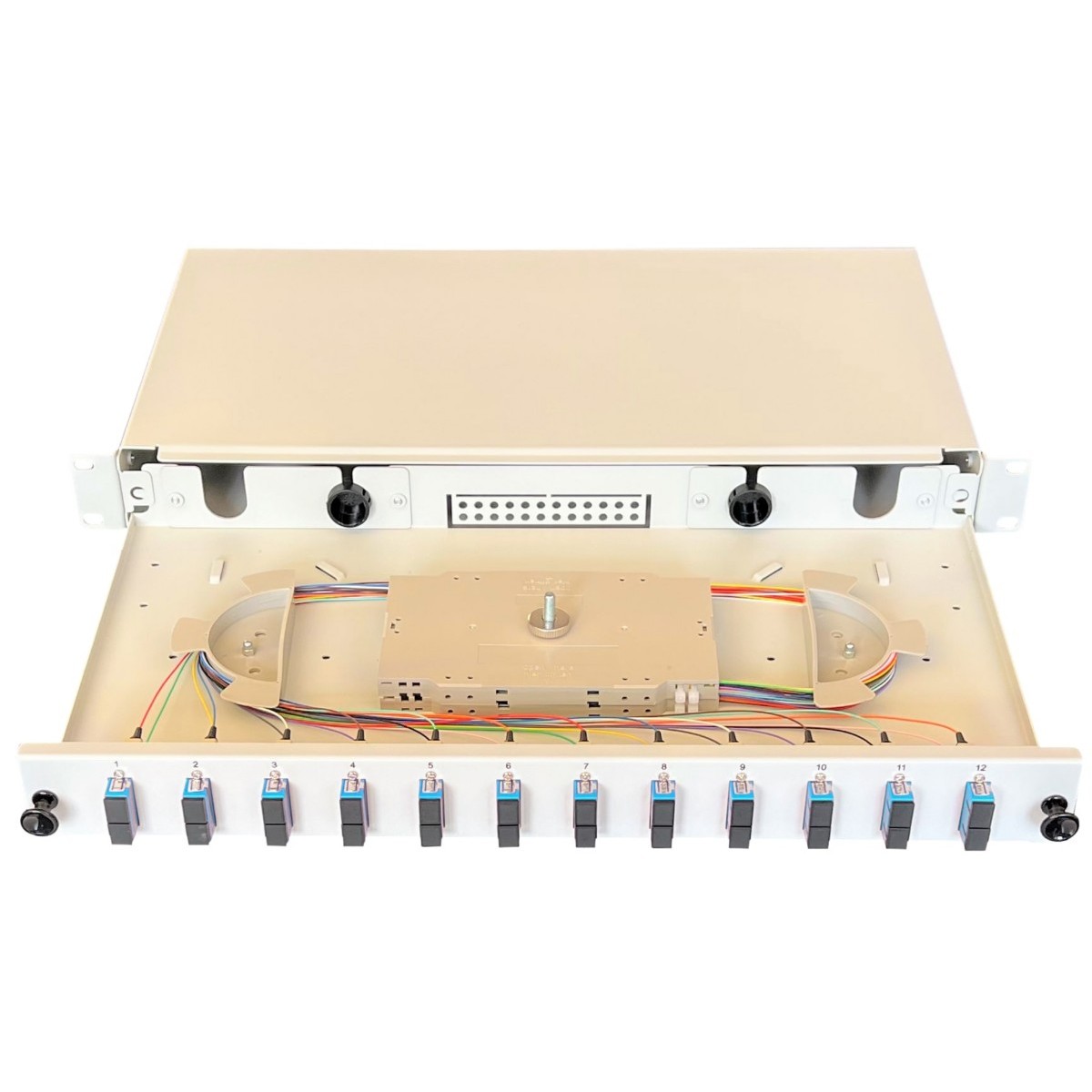 Spleissbox ausziehbar 19" 443804-12SA