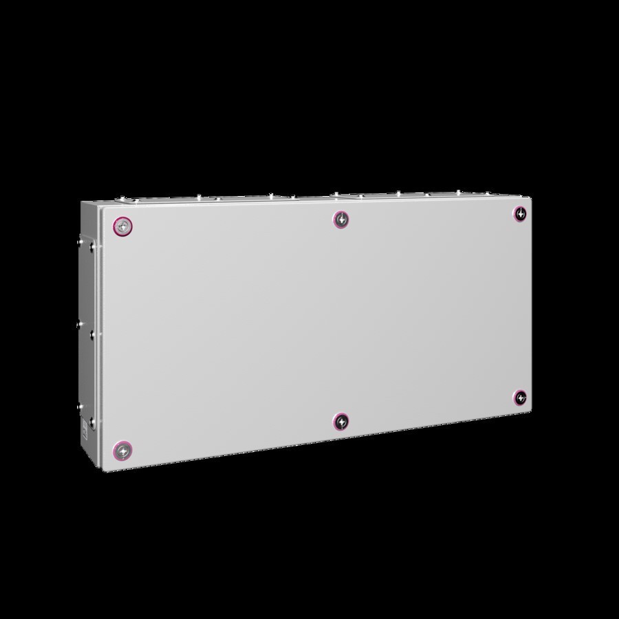 Klemmenkasten KX 1538.000 aus Stahlblech mit Flansch BxHxT 600mm x 300mm x 120mm