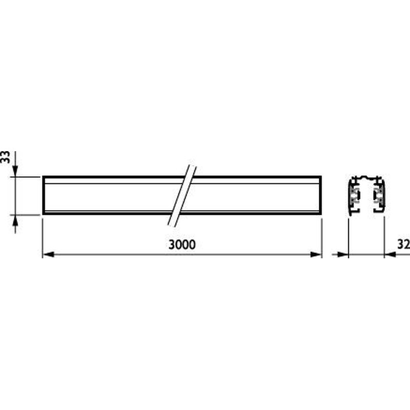 3-Phasen-Stromschiene RBS750 #06532700